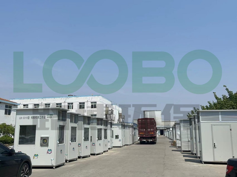 路博環(huán)保實力出貨核酸采樣亭，面對疫情勇往直前。